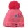 Jack Wolfskin Beanie (Pom Pom) Paw Knit Pink Kids