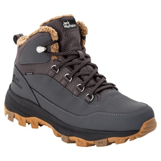 Jack Wolfskin Winter Shoes Everquest Texapore Mid (warm, waterproof, PFC-Free) dark grey Men