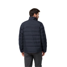 Jack Wolfskin Winter Down Jacket Ather Down (windproof, water-repellent, breathable) navy blue Men