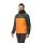 Jack Wolfskin Winter Down Jacket Ather Down Hoody (Hood, windproof, water-repellent) orange/dark green Men