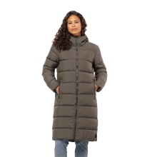 Jack Wolfskin Winter Down Coat Frozen Palace Coat 2023 (windproof, water-repellent) brown Women