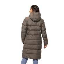 Jack Wolfskin Winter Down Coat Frozen Palace Coat 2023 (windproof, water-repellent) brown Women