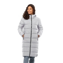 Jack Wolfskin Winter Down Coat Frozen Palace Coat 2023 (windproof, water-repellent) light grey Women