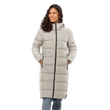 Jack Wolfskin Winter Down Coat Frozen Palace Coat 2024 (windproof, water-repellent) beige ladies