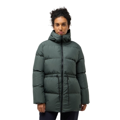 Jack Wolfskin Winter Down Coat Kirschallee (waterproof) dark green Ladies