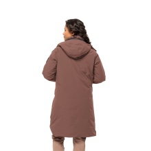 Jack Wolfskin Winter Down Coat Luisenplatz Coat (waterproof, windproof) reddish-brown Women