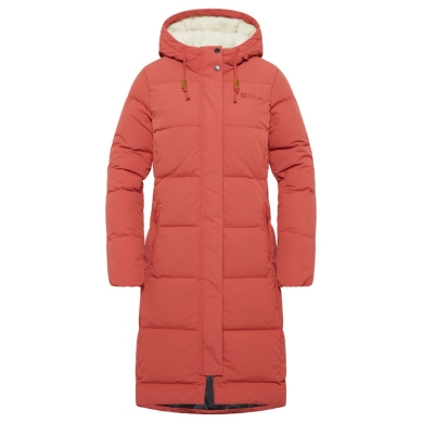 Jack Wolfskin Winter Down Coat Nordlicht (Fleece Lining) red Ladies