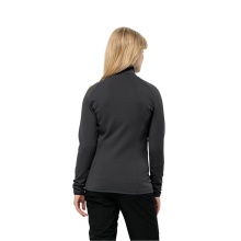 Jack Wolfskin Fleece Jacket Baiselberg (elastic, quick-drying, breathable) black Women