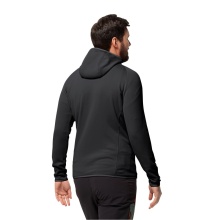 Jack Wolfskin Fleece Jacket Baiselberg Hooded Full Zip (Hood, elastic, quick-drying) black Men