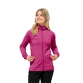 Jack Wolfskin Fleece Jacket Baiselberg Hooded Full Zip (Hood, elastic, quick-drying) magenta Women