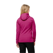 Jack Wolfskin Fleece Jacket Baiselberg Hooded Full Zip (Hood, elastic, quick-drying) magenta Women