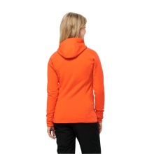 Jack Wolfskin Fleece Jacket Baiselberg Hooded Full Zip (Hood, elastic, quick-drying) orange Women