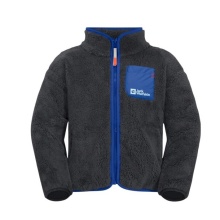 Jack Wolfskin Fleece Jacket Gleely (soft, warm, breathable) phantom grey Kids