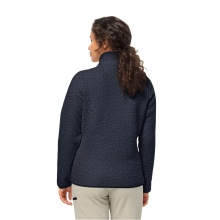 Jack Wolfskin Fleece Jacket High Curl (Sherpa Fleece, warm, breathable) midnight blue ladies