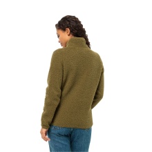 Jack Wolfskin Fleece Jacket High Curl (Sherpa Fleece, warm, breathable) olive green Women