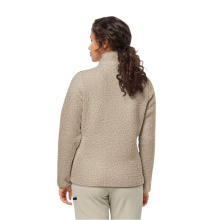 Jack Wolfskin High Curl Fleece Jacket (Sherpa Fleece, warm, breathable) light brown Ladies