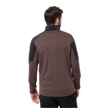 Jack Wolfskin Fleece Jacket Marienberg Full Zip (elastic, moisture-regulating) burgundy Men