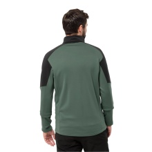 Jack Wolfskin Fleece Jacket Marienberg Full Zip (elastic, moisture-regulating) hedge green Men