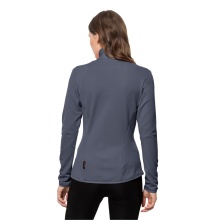 Jack Wolfskin Fleece Jacket Peak Grid Fleece (with stand-up collar, warm, elastic) grey Women