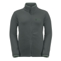 Jack Wolfskin Fleece Jacket Taunus (quick-drying, breathable) dark green Children (164-176)