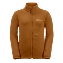 Jack Wolfskin Fleece Jacket Taunus (quick-drying, breathable) light brown Kids