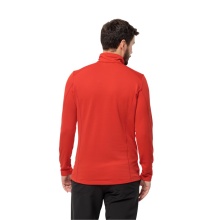 Jack Wolfskin Fleece Pullover Kolbenberg Half-Zip (highly elastic) red Men