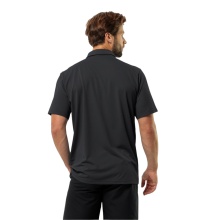 Jack Wolfskin Leisure Polo Delgami (odour-resistant, breathable) black men's