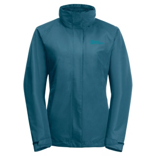 Jack Wolfskin All-Season Jacket Geisshorn 3in1 (water/windproof, breathable, warm) coral blue Women