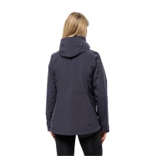 Jack Wolfskin All-Season Jacket Luntal 3in1 (waterproof, windproof, with fleece inner jacket) graphite grey Women