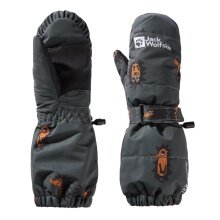 Jack Wolfskin Winter Gloves (Mittens) Gleely 2L Insulated Mitten (waterproof) grey-green Kids