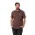 Jack Wolfskin Short Sleeve Shirt Rays Stretch Vent Burgundy Men