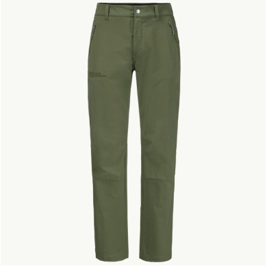 Jack Wolfskin Softshell Pants Activate XT (highly breathable, water and wind resistant) khaki/green Men