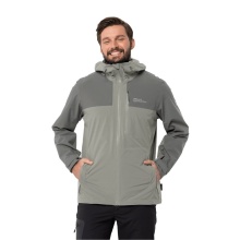 Jack Wolfskin Hiking Functional Jacket Go Hike (wind-/waterproof) misty green Men