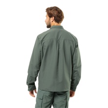 Jack Wolfskin Long Sleeve Shirt Barrier LS (with Chest Pockets) Hedge Green Men's