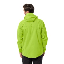 Jack Wolfskin hiking jacket/rain jacket Elsberg 2.5L (highly breathable, waterproof, windproof) lime green Men