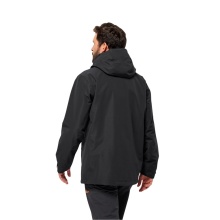 Jack Wolfskin Rain Jacket Fernblick 2-Layer (Weatherproof Jacket, Waterproof, Windproof) Black Men