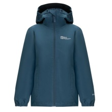 Jack Wolfskin Rain Jacket Flaze Texapore (windproof, waterproof and lightweight) dark blue Kids