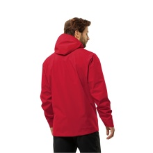 Jack Wolfskin hiking jacket/rain jacket Highest Peak 3-Layer (waterproof, windproof, breathable) red Men