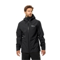 Jack Wolfskin hiking jacket/rain jacket Highest Peak 3-Layer (waterproof, windproof, breathable) black Men