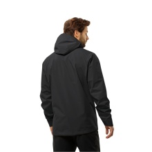 Jack Wolfskin hiking jacket/rain jacket Highest Peak 3-Layer (waterproof, windproof, breathable) black Men