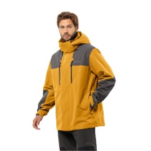 Jack Wolfskin hiking jacket/rain jacket Jasper 2-Layer (weatherproof jacket, waterproof, windproof) curry yellow Men