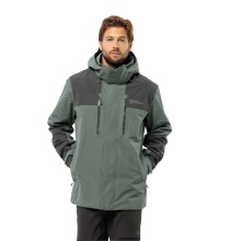 Jack Wolfskin hiking jacket/rain jacket Jasper 2-Layer (weatherproof jacket, waterproof, windproof) hedge green Men