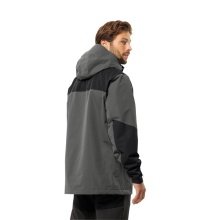 Jack Wolfskin hiking jacket/rain jacket Jasper 2-Layer (weatherproof jacket, waterproof, windproof) dark grey men