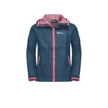 Jack Wolfskin Rain Jacket Rainy Days (breathable, windproof, waterproof) dark blue Kids