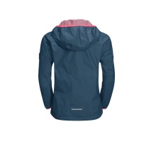 Jack Wolfskin Rain Jacket Rainy Days (breathable, windproof, waterproof) dark blue Kids