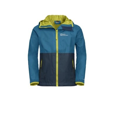 Jack Wolfskin Rain Jacket Rainy Days (breathable, windproof, waterproof) everest blue Kids