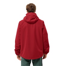 Jack Wolfskin Stormy Point 2-Layer 2024 Rain Jacket (Weatherproof Jacket, Waterproof, Windproof) Burgundy Men