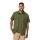 Jack Wolfskin Travel and Hiking Shirt Thompson 2023 Short Sleeve Khaki/Green Men's