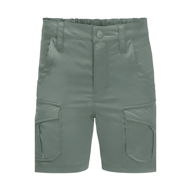 Jack Wolfskin Leisure Travel Trousers Treasure Hunter Short (lightweight, robust and elastic) short hedge green Kids