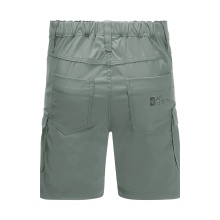 Jack Wolfskin Leisure Travel Trousers Treasure Hunter Short (lightweight, robust and elastic) short hedge green Kids